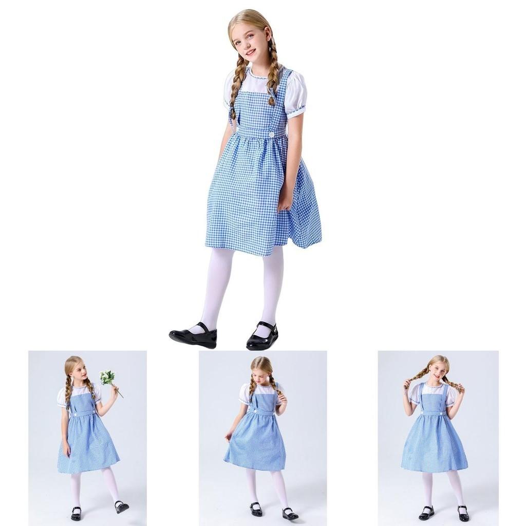 Dorothyino dobrodružství na zelené louce Dívčí šaty Kostým Čaroděj ze země Oz Cosplay