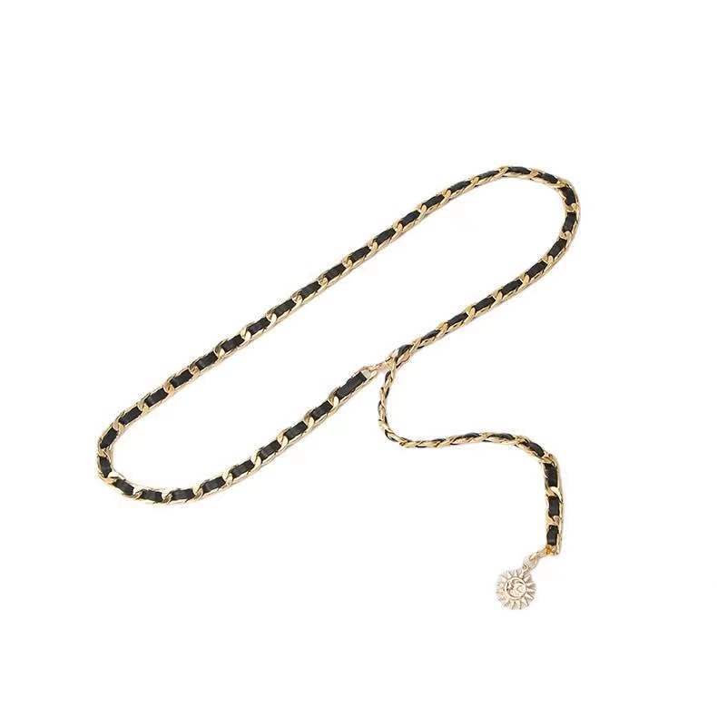 European and American Metal Chain Waist Chain Women's Skirt with Fashionable Decorative Chain Waist Decoration Versatile Ins Trendy Belt