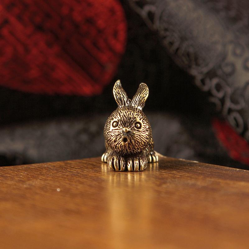 Brass 12 Zodiac Animal Head Sculpture Small Statue Desktop Ornaments Vintage Beast Figurines Mini Lucky Home Decorations Crafts
