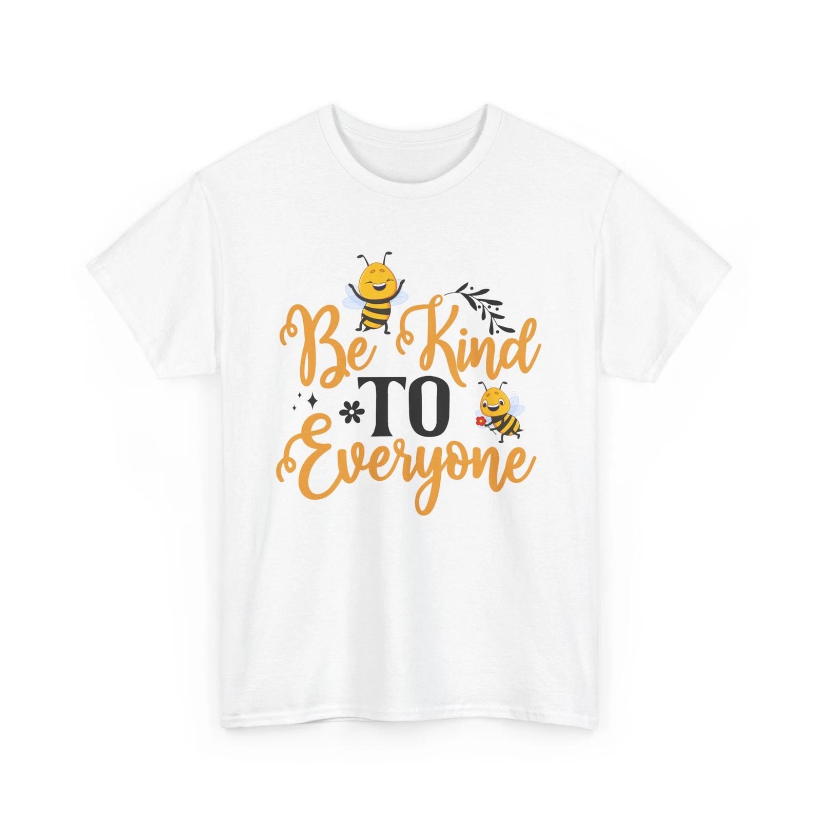 

Bee T-Shirt | Save the Bees Shirt | Honeybee Tee | Be Kind To Everyone T-Shirt S