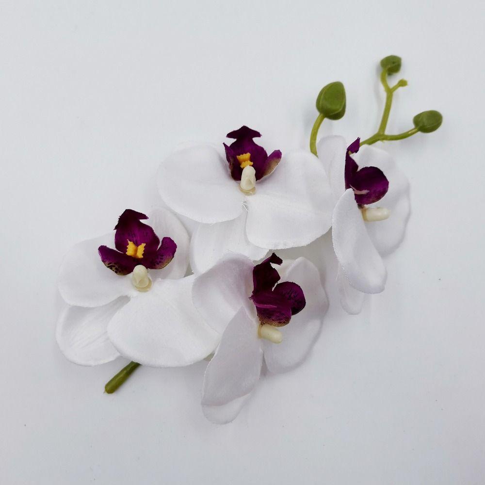 Hair Accessories Orchid Flower Hairpin Butterfly Orchid Bohemia Duckbill Clip  Female