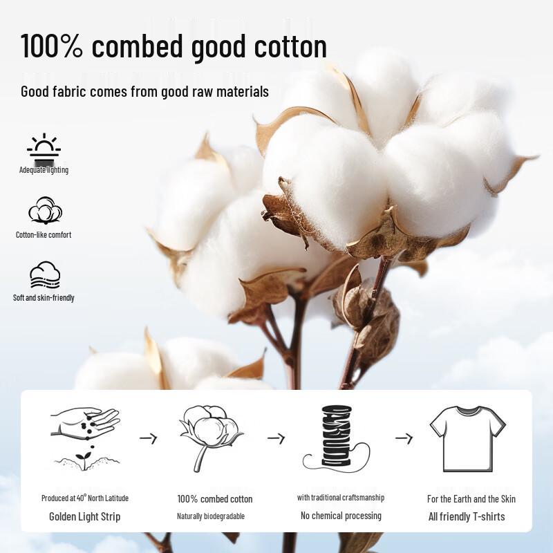 MINISO Men's Cartoon Puppy Print Cotton T-Shirt