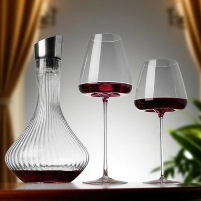 2 pezzi di cristallo trasparente calice da vino festa di nozze calici bicchiere pancia grande bocca piccola tazza bordeaux sherry flute di champagne