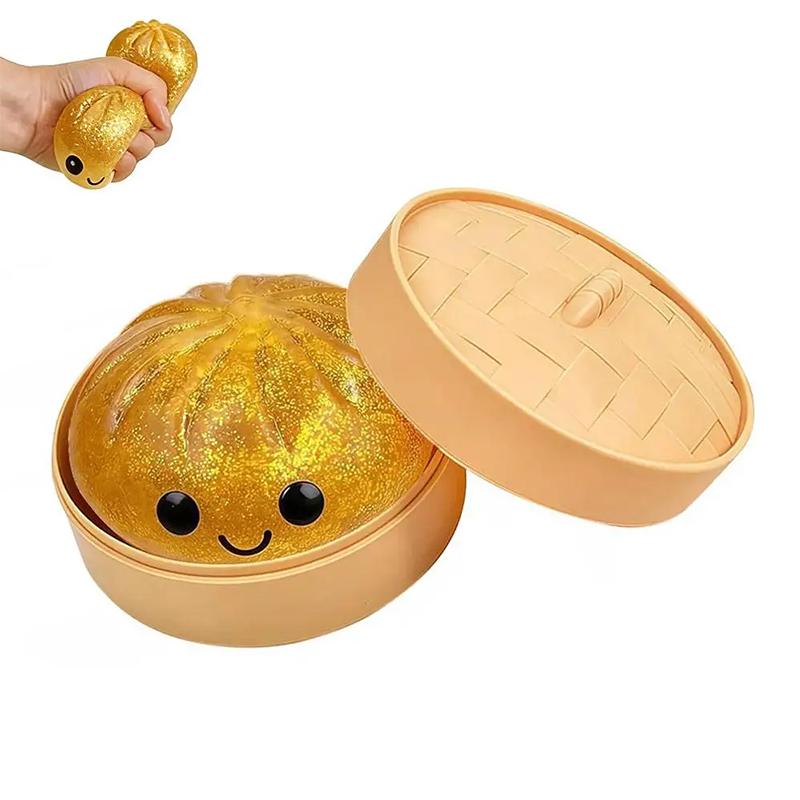 Kawaii Ravioli Giocattoli Morbidi Calendario dell'Avvento Ravioli a Lenta Risalita Sollievo dallo Stress Set Sensoriale Scatola a Sorpresa Decorazione da Scrivania Regali di Natale