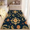 Floral Snake Moon Pattern Carpet Suitable As a Non-slip Mat for the Living Room or Bedroom Sofa