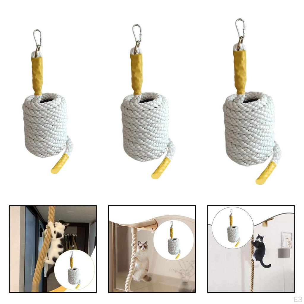 Škrabadlo pro kočky Lano na lezení Přenosné Odolnost, Závěsné, Těžké Zátěže Prémiové Snadná instalace