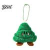 Plush Christmas Tree Cartoon Doll Santa Wreath Cute Stuffed Ornaments Keychain Gingerbread Ornaments Charms Holiday