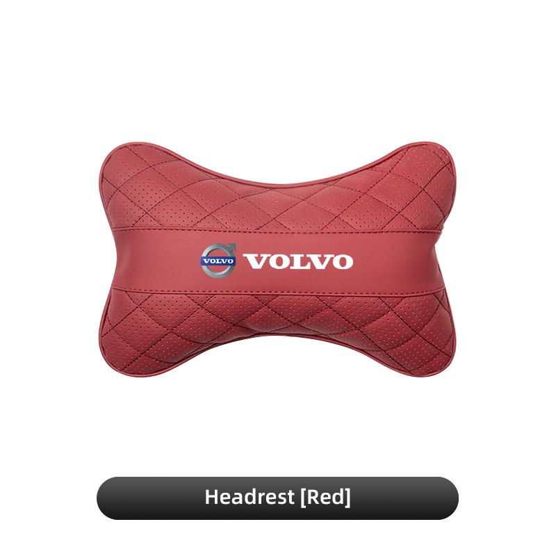 Quality Leather Car Neck Pillow Seat Headrest Cushion For Volvo ES90 EC40 EX40 EM90 XC90 V90 V60 XC60 V40 S80 S60 S90 C40 XC40 V