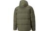 PUMA Down Jackets Men's Green Hooded Moderate Quilted Down Jacket 587722-44