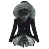 European Size Women's Mid-length Hooded Cotton Parka Coat - Winter Warmth