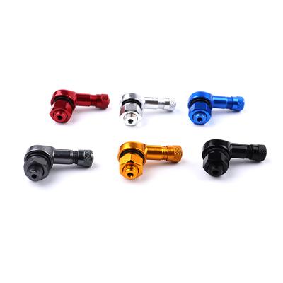 1Pc Motorcycle Rim Tire Wheels Spare Parts Metal Valve Elbow Tire Valve Stems