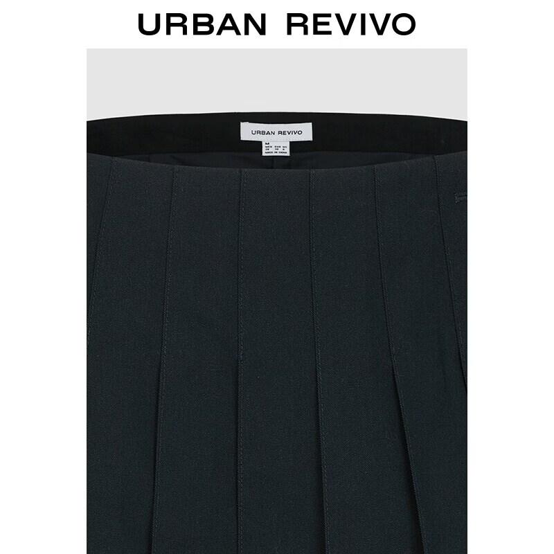 UR2026 Women's Casual Pleated Button Miniskirt