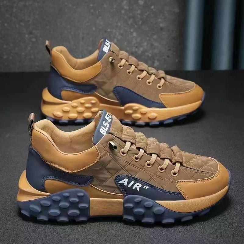 Men's Shoes Low-top Men's Casual Sports Shoes Fashion Lace-up Dad Shoes Comfortable Soft-soled Running Shoes Men