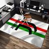 [Fußballclub Juventus Teppich] Strapazierfähiger Teppich für Zuhause und Büro, Dekorative Bodenmatte im Farmhouse-Stil für die Küche