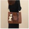 2025 Autumn and Winter New Large Capacity Handbag Genuine Leather Fashionable High-end Single Shoulder Crossbody Bag