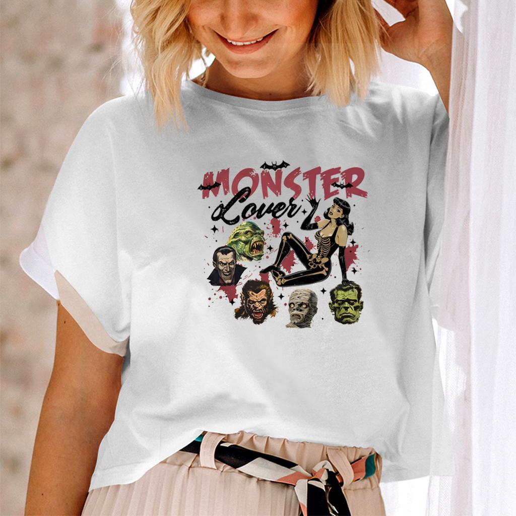 Vintage Halloween Shirt Halloween Halloween Horror shirt Halloween Monsters Spooky Season Retro halloween short sleeve shirt