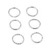50PCS Big Hole Hair Rings Charm Cuff Clip Hair Braids Styling Tool Dreadlocks Beads