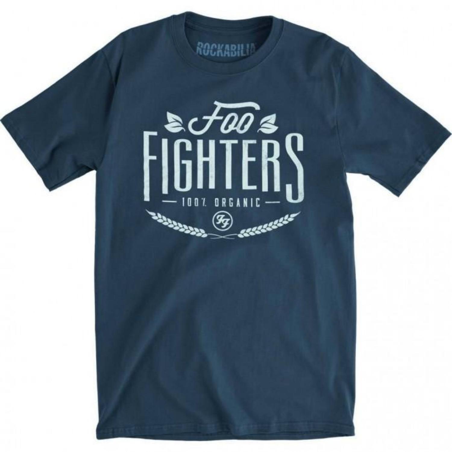 Foo Fighters Unisex Adult Organic Cotton T-Shirt S разноцветный