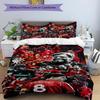 Set copripiumino 3 pezzi (1*Copripiumino + 2*Federe, Senza Nucleo),Set Biancheria da Letto con Stampa Liverpool F.C, Decorazione Camera da Letto, Per Tutte le Stagioni, Regalo di Compleanno