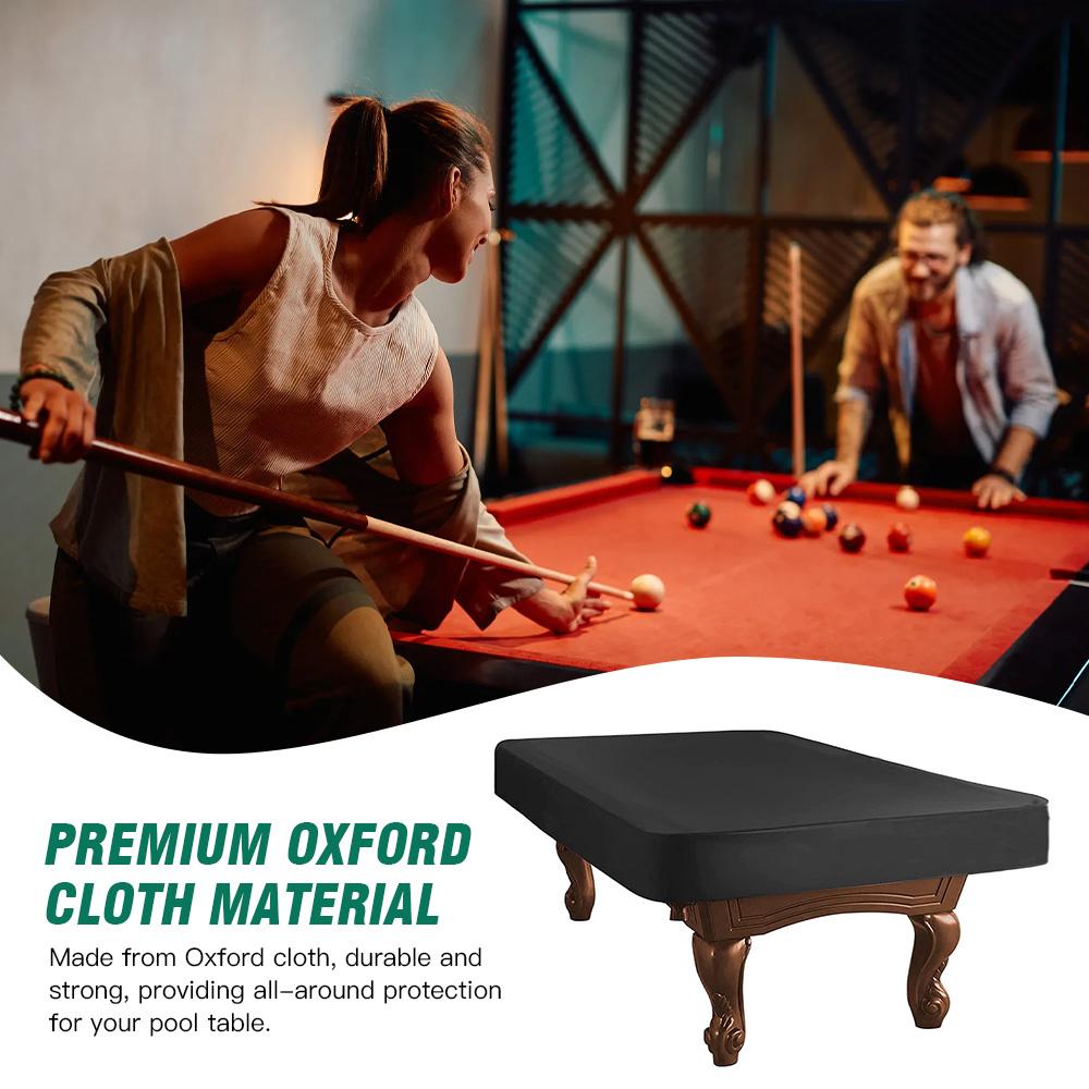 Pool Table Cover Oxford Cloth with PVC Coating Waterproof and Silver Coated for Outdoor Ping Pong