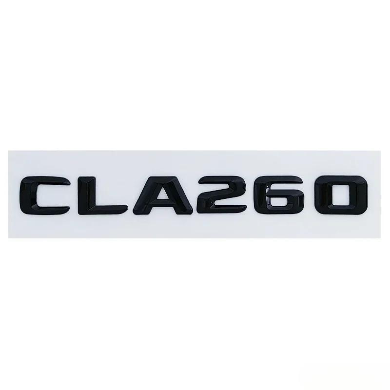 ABS Car Rear Trunk Emblem Sticker Letter Decal for Mercedes Benz C63 A45 E320L E350L S400L A220L ML350 GLS450 CLA260 Accessories