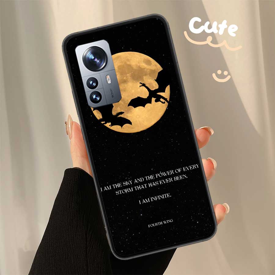 F-Fourth W-Wing Dragon Phone Case For Xiaomi Poco F7 Mi 14 Ultra 15 13 12 Pro 11T 10T 12T Pro 12X 11i 11 10 Lite 5G 9 8 Cover Ca