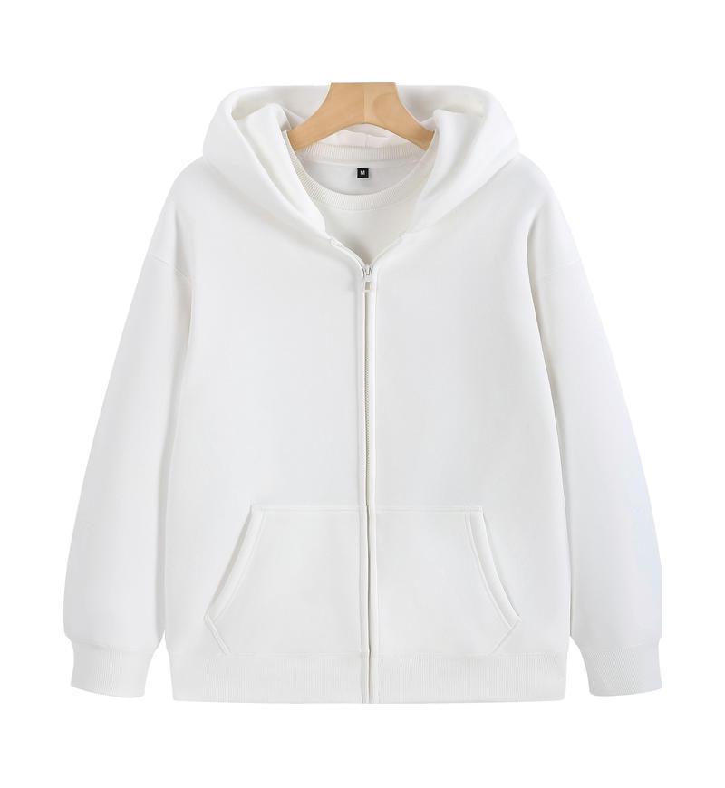 Men's Heavyweight Velvet Crewneck Sweatshirt - Thick Lambswool-Style, Loose Fit, Solid Color, Unisex, 500g.