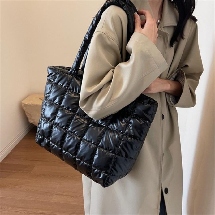 Puffer Bag for Women Functional and Fashionable Shoulder Bag Shopping Handbag