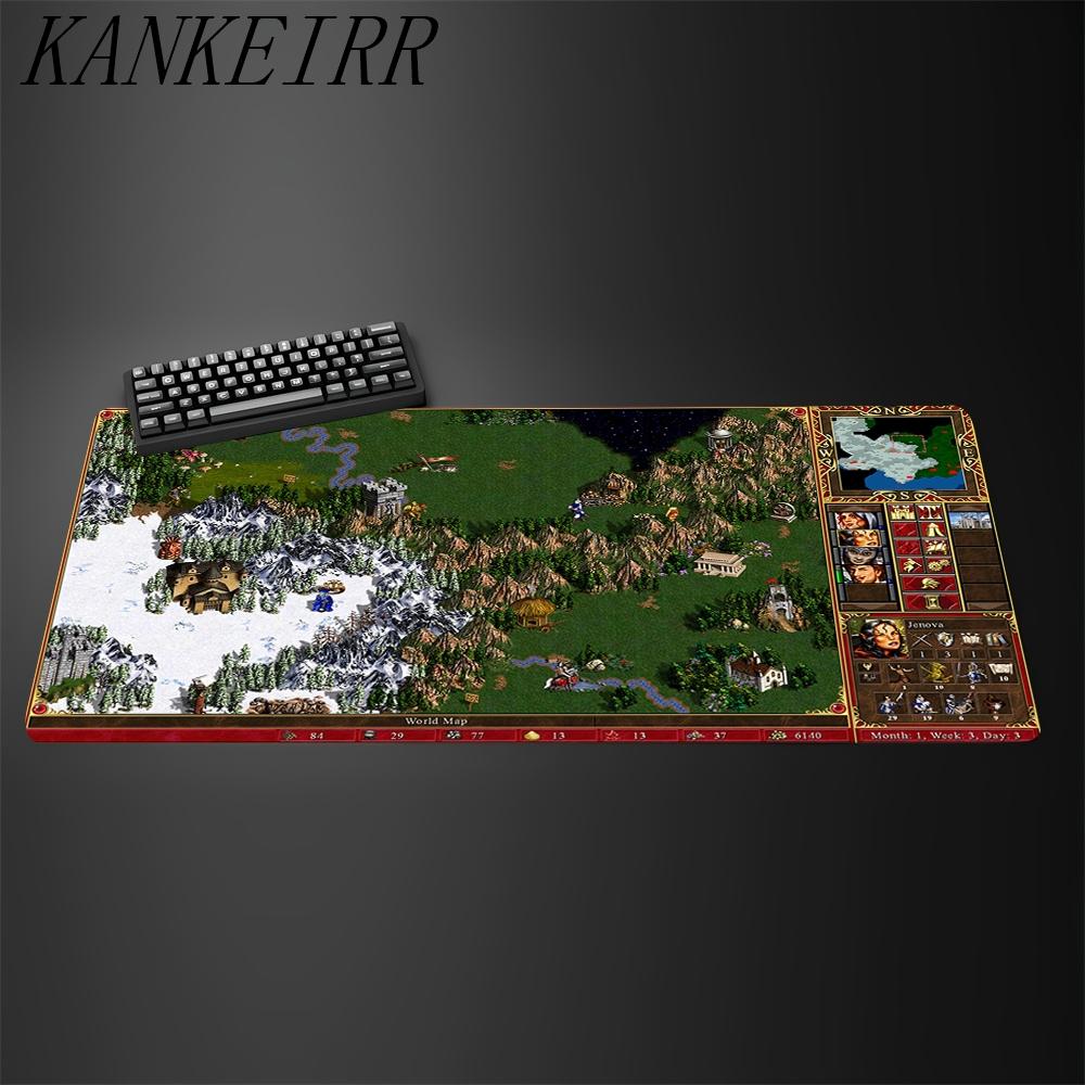 Gaming Laptop Keyboard Desk Mat Heroes of Might and Magic 3 Mousepad Pc Gamer Computer Accessories Mouse Pad Large Mause Pads XL
