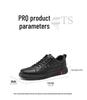 Red Dragonfly Men's 2026 Spring Sports Slip-on Leather Board Shoes - High-End, Versatile, and Thick-Soled Casual Footwear for Men