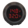 Dual Display Temperature Voltmeter Clear Stable Display Waterproof Simple Installation Car Thermometer Detector