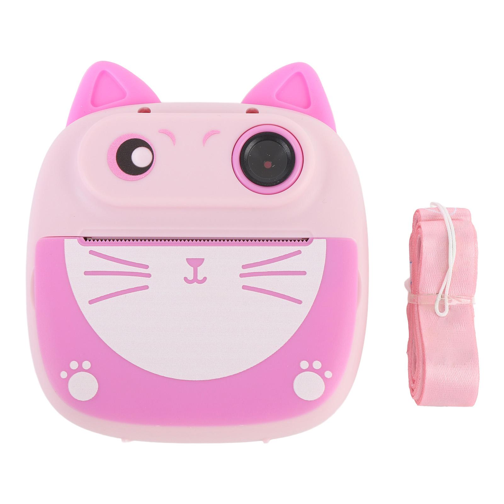 

Камера мгновенной печати 20 Мп HD с двумя объективами для селфи, 4-кратным зумом, 2-дюймовым экраном, компактной камерой для путешествий с 3 розовый