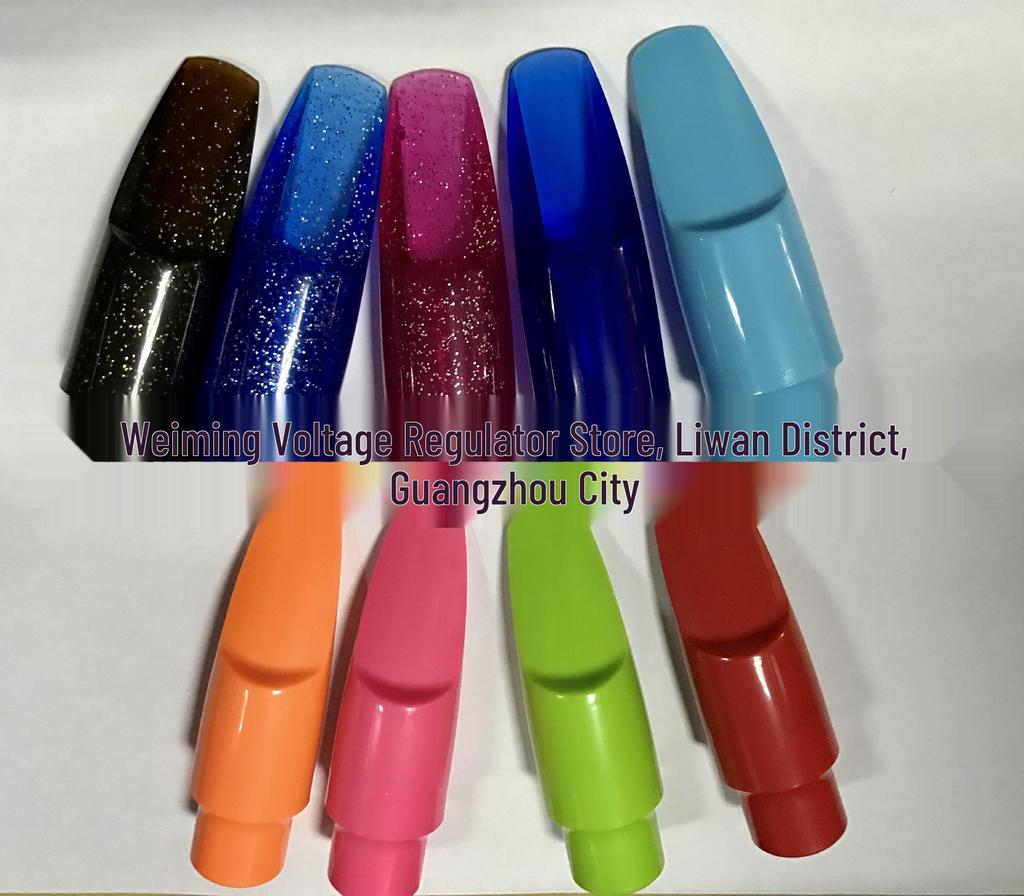 Křišťálově průhledný náustek pro alt saxofon - Dostupné v bílé a červené variantě