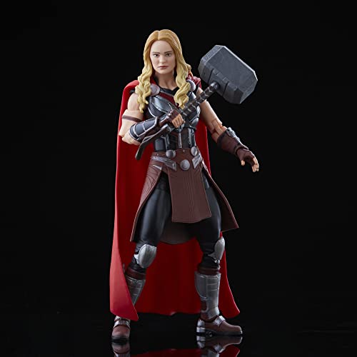 Hasbro Marvel Legends Series Thor: Love and Thunder Mighty Thor F1060 Authentic 6-inch (15cm) Action Figure with 4 Accessories and Build-a-Figure Part