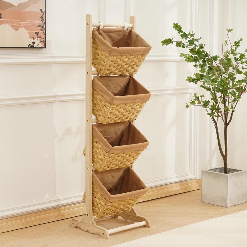 Handun Multi-tier Woven Hanging Storage Basket