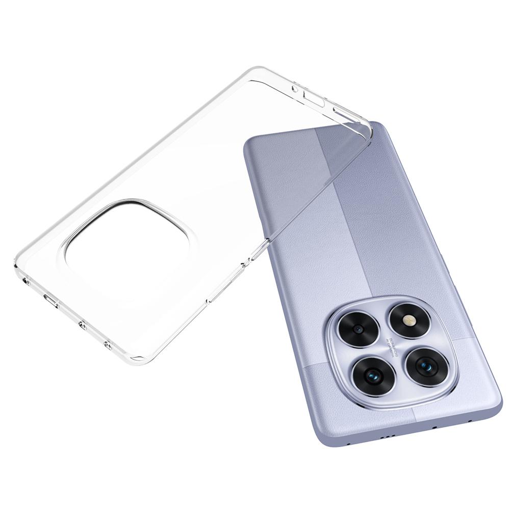 10Pcs/Pack For Xiaomi Redmi Note 14 Pro 5G/Poco X7 5G Clear Case Watermark-Free TPU Protective Cover