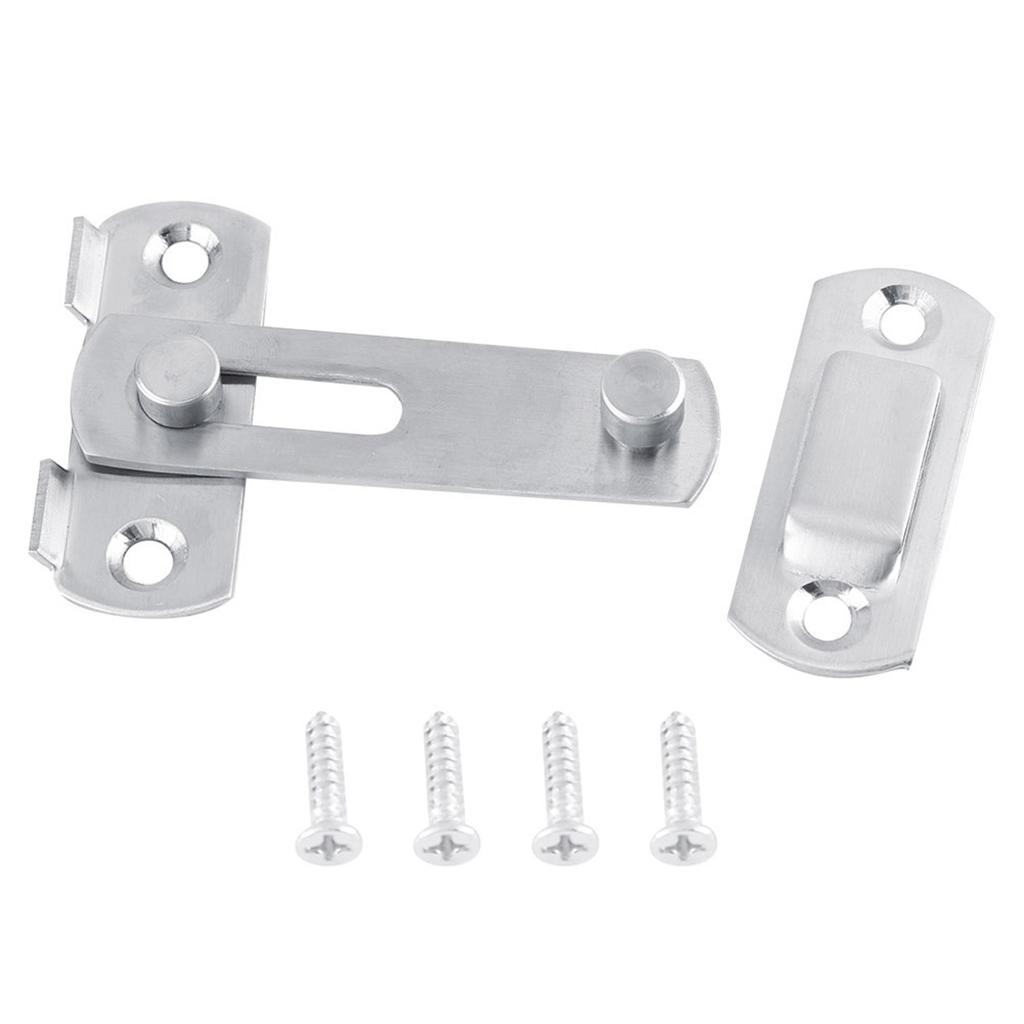Stainless Steel Hasp Latch Lock Sliding Door for Window Cabinet Fitting Room Accessorries
