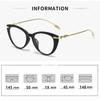 New Large Frame Cat's Eye Presbyopia Glasses Ultra-light Women's HD Anti-blue Light Reading Glasses Fashion Eyewear