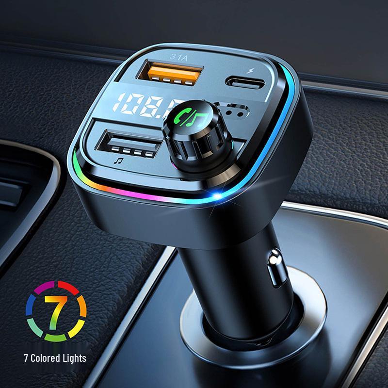New Bluetooth Car MP3 Charger with FM Transmitter & Quick Charge