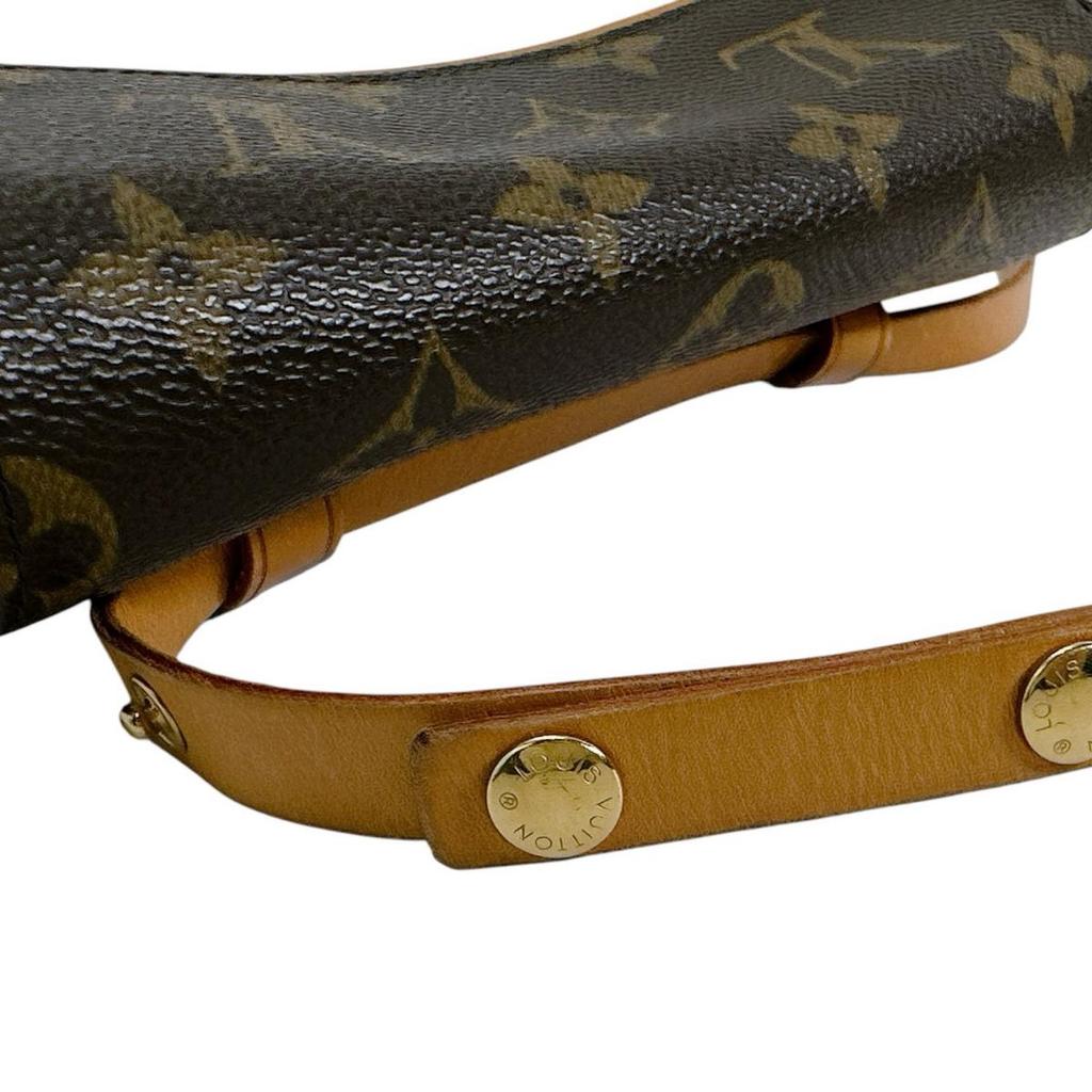 LOUIS VUITTON Monogram Florentine Waist bag Pochette Monogram canvas Brown Used
