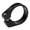 Bike Seat Post Clamp 31.8mm Aluminium Alloy CNC Cutting Ergonomic Hollow Design   Seatpost Clamp