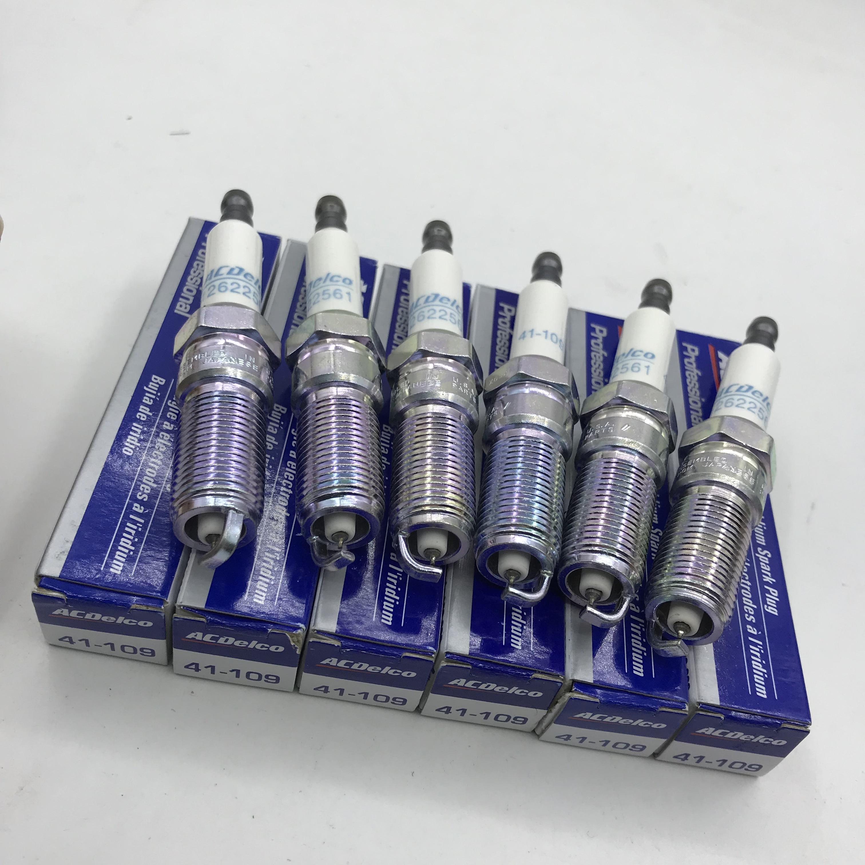 

Новые 6 шт. 41-109 12622561 иридиевые свечи зажигания для CHEVROLET XTS SRX CTS ATS для FORD для JEEP для MAZDA для VOLVO 12622561 41-109 6pcs