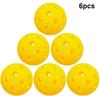 6/12Pcs Pickleball 74Mm Durable 40 Holes Outdoor Pickleballs Outdoor For Competition Pickleball Packs Of Pickleballs