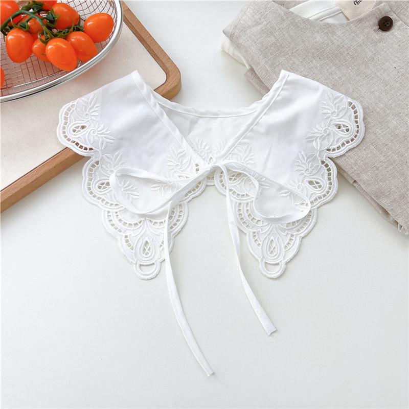 Lace Fake Collar Shoulder for Women Blouse Dress Shirt T-shirt Vest Jacket Detachable Collars Scarf Shawl Decoration Scarves