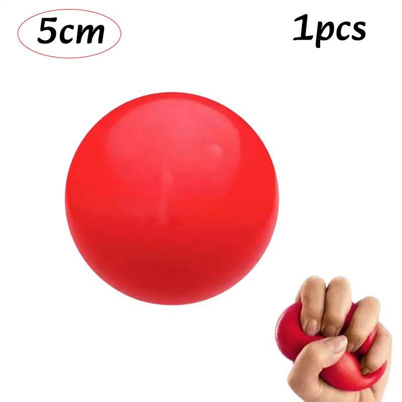 1-2pc Hand Exercise Ball Rehabilitation Training Grip Strengthener Balls Adults Flexibility Silicone Stress Massage Finger Balls