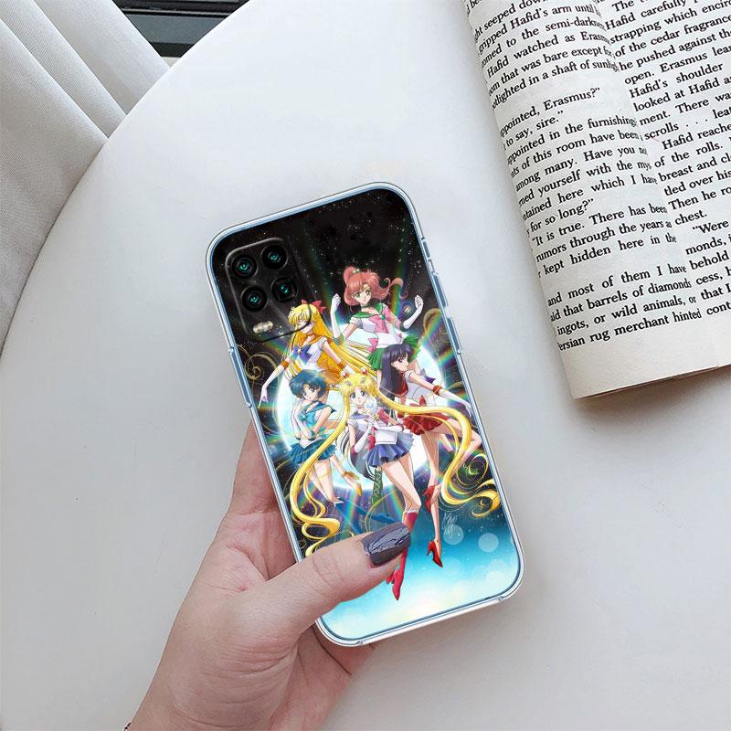 S-Sailors-Wallpaper M-Mond Transparente Handyhülle für Motorola Moto Edge 20 30 40 50 S30 Fusion Ultra Pro Neo Lite