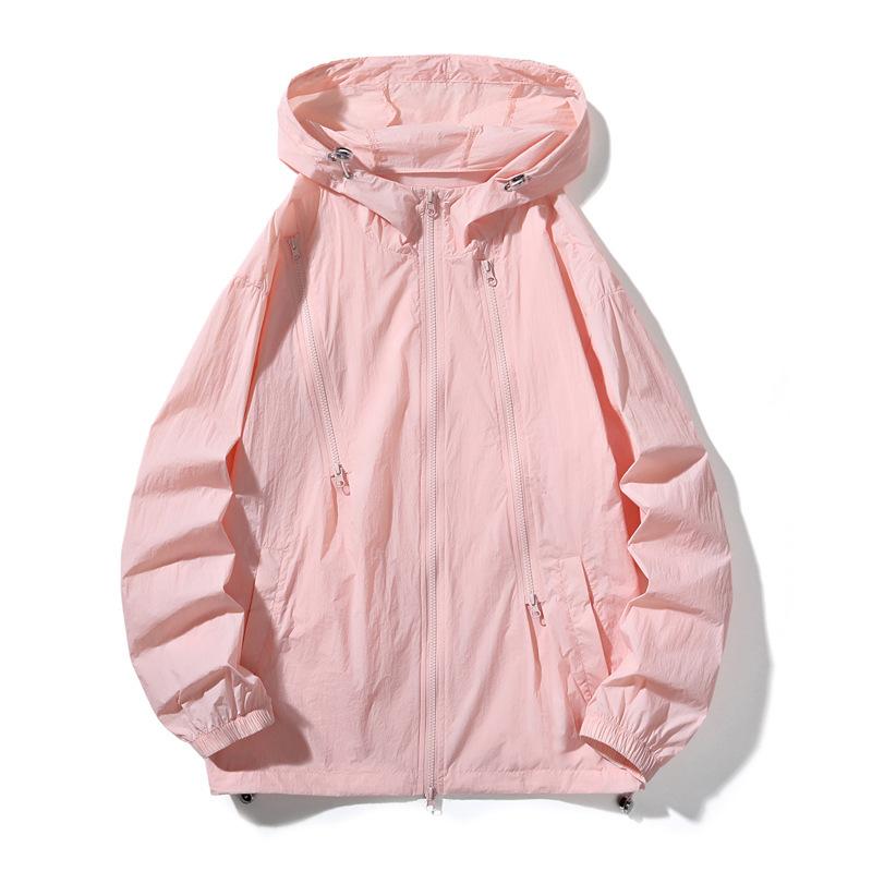 Pár Ochranné oblečení proti slunci, Lehké a prodyšné, Oblečení na kůži odolné proti UV záření, Jednobarevná ochranná trička proti slunci, Venkovní ochrana