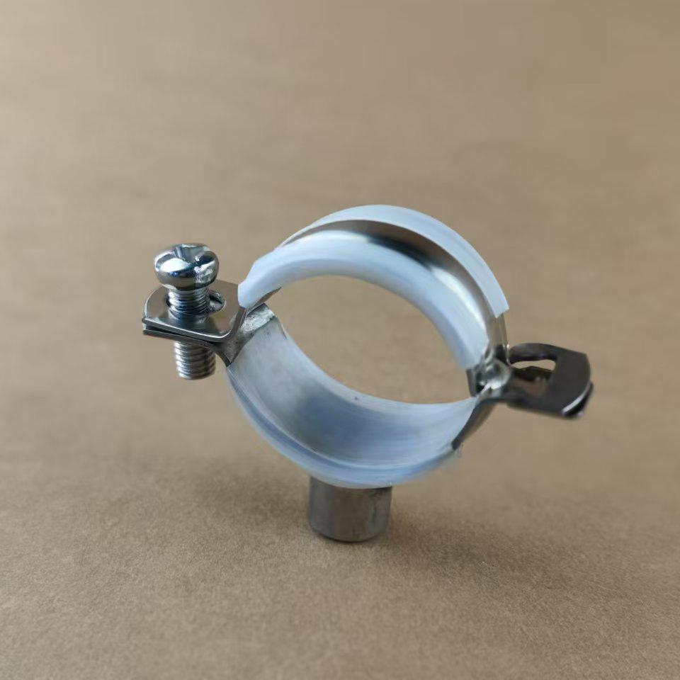 304 Stainless Steel C-Channel Ceiling Pipe Hanger Bracket with Rod Clamp & Buckle