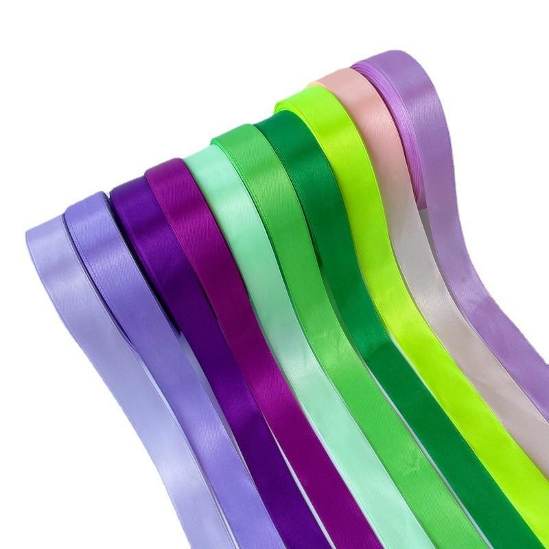 2cm Silk Satin Ribbon for Gift, Cake Decoration, Floral Arrangements, Bows, and Badges.