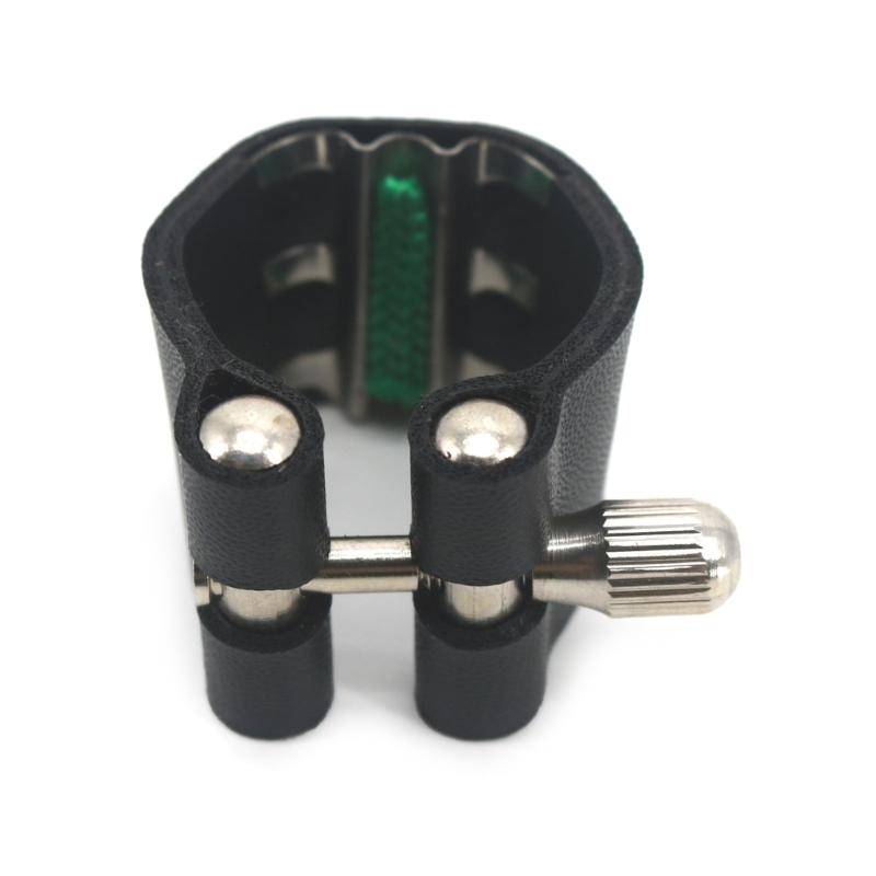 Professionelle PU-Leder Altsaxophon Mundstück Ligatur Clip Befestigung Langlebig